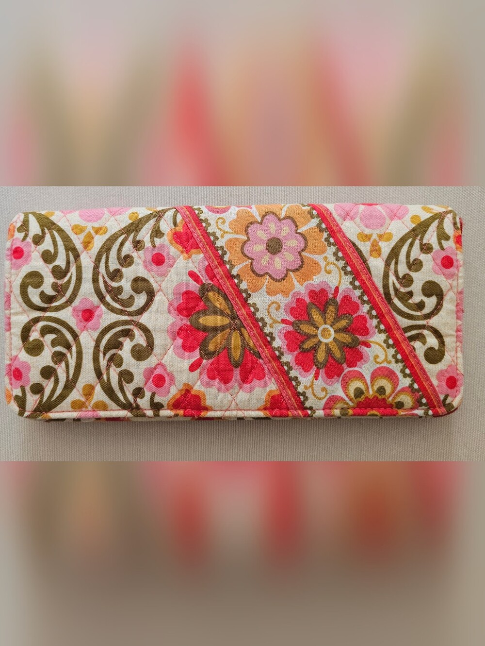 NWOT Vera Bradley Folkloric Pattern Wallet